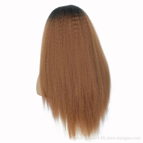 Wholesale curly afro wigs hight quality natural full lace synthetic lace wigs heat resistant